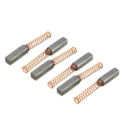 Harfington Uxcell Carbon Brushes for Electric Motors 14mm x 3.8mm x 3.8mm Replacement Repair Part Set of 6