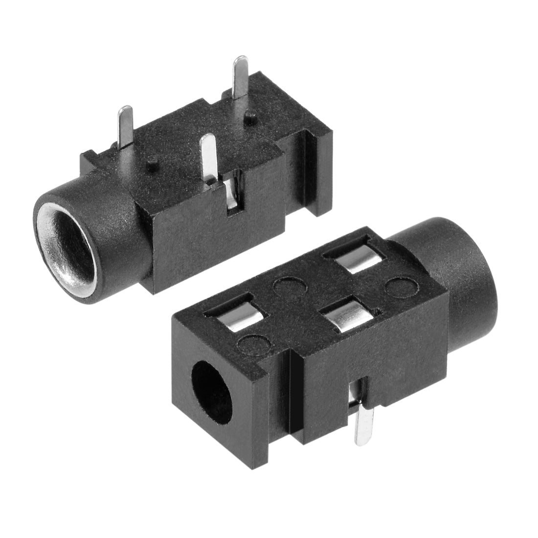 Uxcell 50Pcs PCB Mount 3.5mm 3 Pin Socket Headphone Stereo Jack Audio ...
