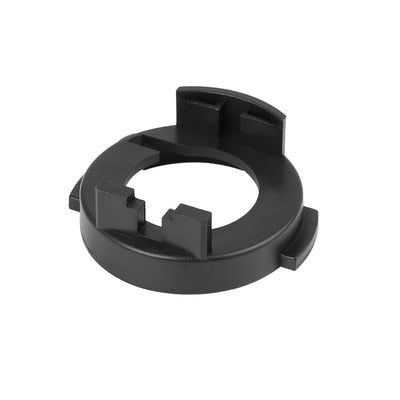 Harfington Uxcell 2 Pcs Black Plastic H7 LED Headlight Base Buckle Lamp Bulb Holder Adapter for Car Auto