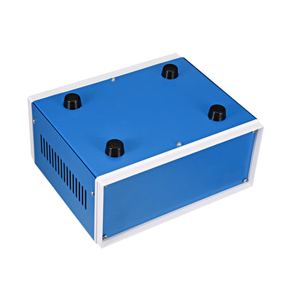 Harfington Uxcell Metal Blue Project Junction Box Enclosure Case 200 x 165 x 90mm/7.87 x 6.5 x 3.54inch