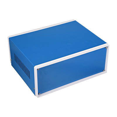 Harfington Uxcell Metal Blue Project Junction Box Enclosure Case 230*185*95mm(9.06*7.28*3.74inch)
