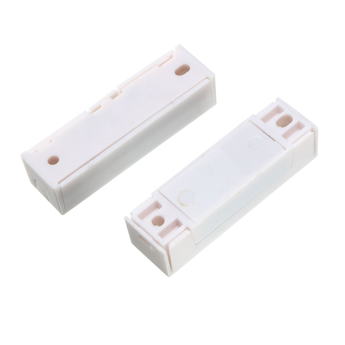 uxcell Uxcell 2pcs MC-51 Surface Mount Wired NC Door Contact Sensor Alarm Magnetic Reed Switch White