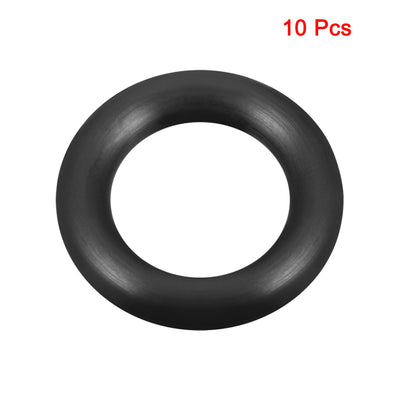 Harfington Uxcell O-Rings Nitrile Rubber 15mm x 25mm x 5mm Seal Rings Sealing Gasket 10pcs