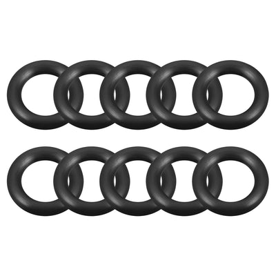 Harfington Uxcell O-Rings Nitrile Rubber 15mm x 25mm x 5mm Seal Rings Sealing Gasket 10pcs