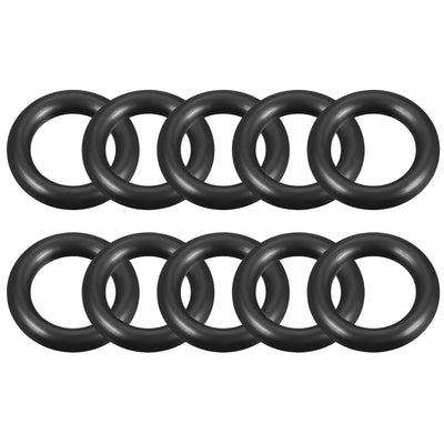 Harfington Uxcell O-Rings Nitrile Rubber 18mm x 28mm x 5mm Seal Rings Sealing Gasket 10pcs