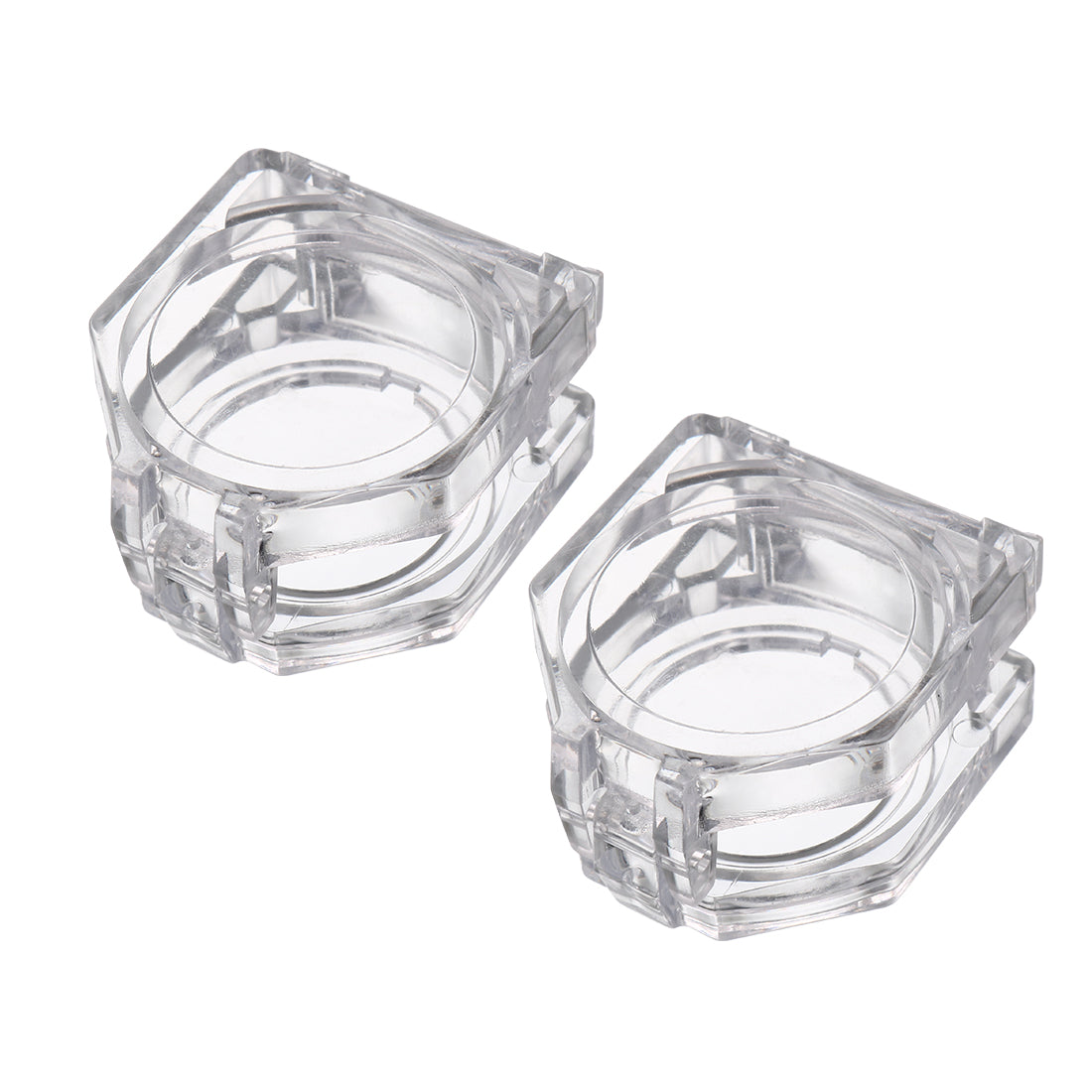 uxcell Uxcell 2pcs Clear Plastic Switch Cover Protector for 22mm Diameter Push Button Switch