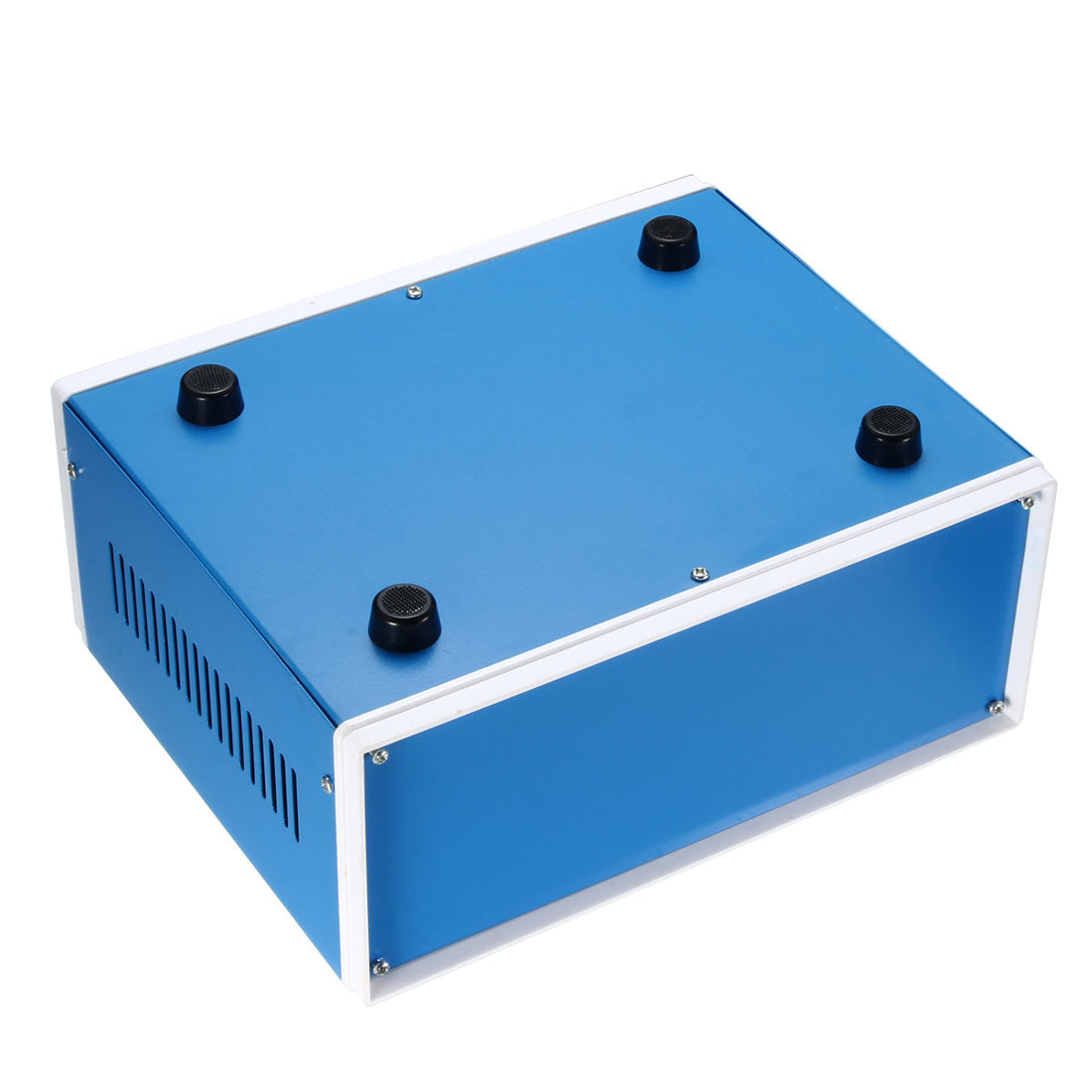 uxcell Uxcell 230 x 185 x 100 Electronic Iron DIY Junction Box Enclosure Case Blue