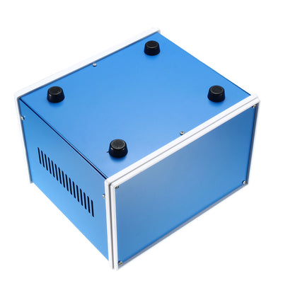 Harfington Uxcell 210 x 180 x 140mm Electronic Iron DIY Junction Box Enclosure Case Blue
