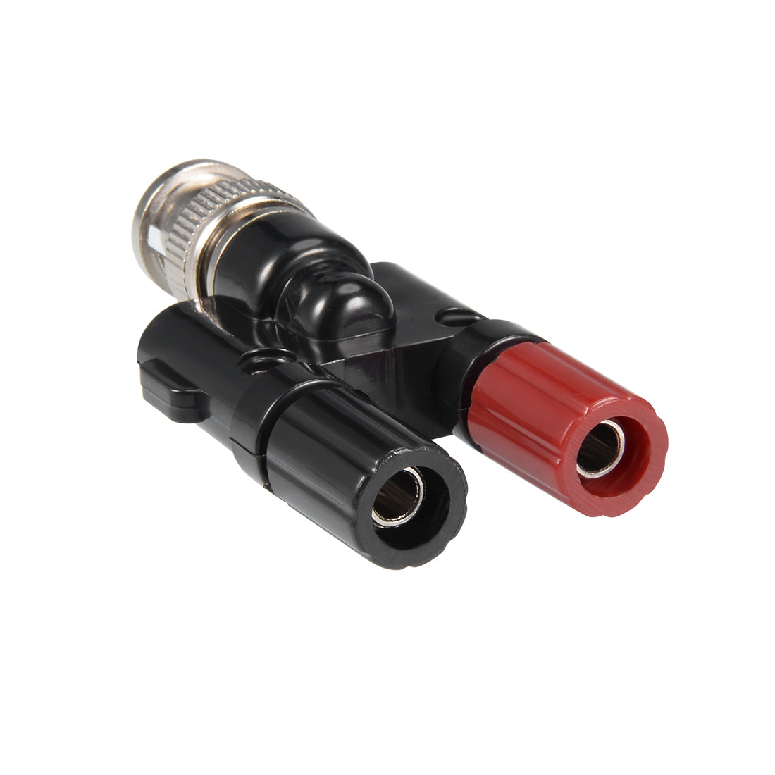 uxcell Uxcell 2Pcs BNC Male to Dual 4mm Banana Female Jack Socket Binding Post Adapter Connector