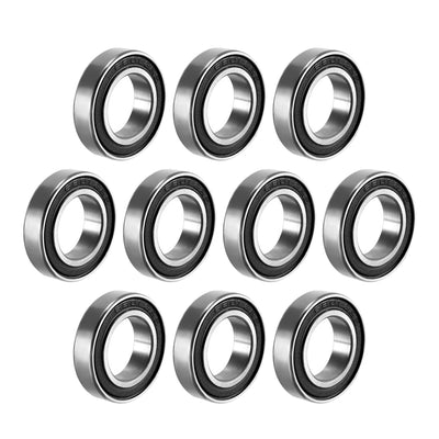Harfington Uxcell Deep Groove Ball Bearings Metric Double Sealed Carbon Steel
