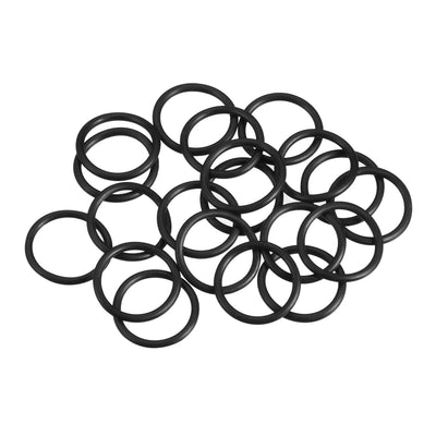 uxcell Uxcell O-Rings Nitrile Rubber 15mm x 18.6mm x 1.8mm Seal Rings Sealing Gasket 20pcs