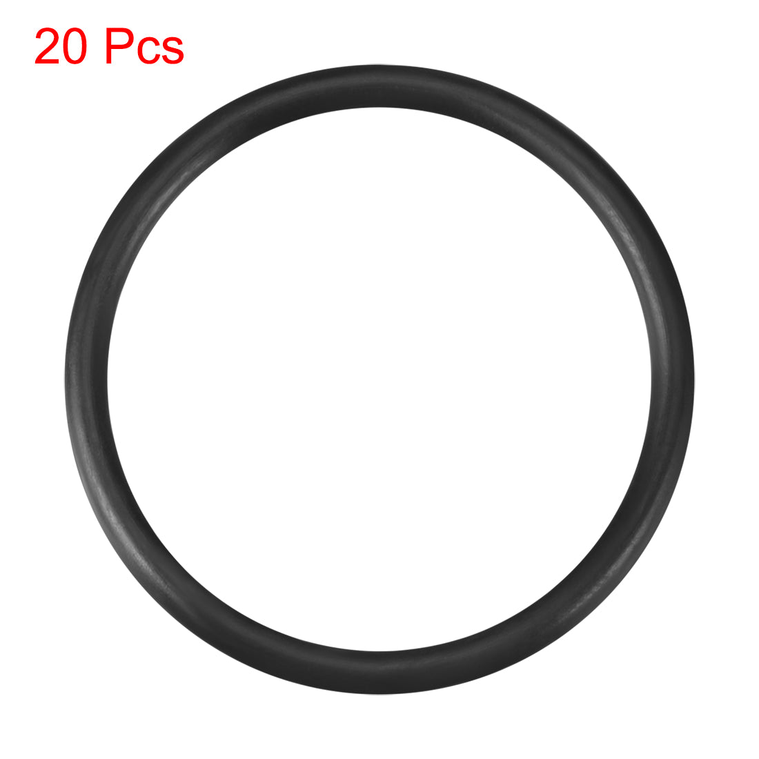 uxcell Uxcell O-Rings Nitrile Rubber 19mm x 22.6mm x 1.8mm Seal Rings Sealing Gasket 20pcs
