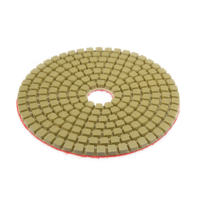 Harfington Uxcell Diamond Polishing Sanding Grinding Pads Discs 4 Inch Grit 500 10 Pcs for Granite Concrete Stone Marble