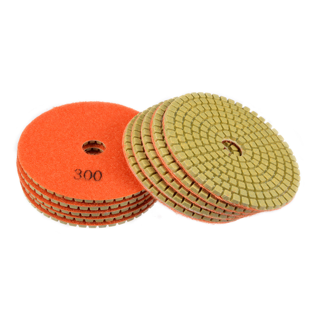 uxcell Uxcell Diamond Polishing Sanding Grinding Pads Discs 4 Inch Grit 300 10 Pcs for Granite Concrete Stone Marble
