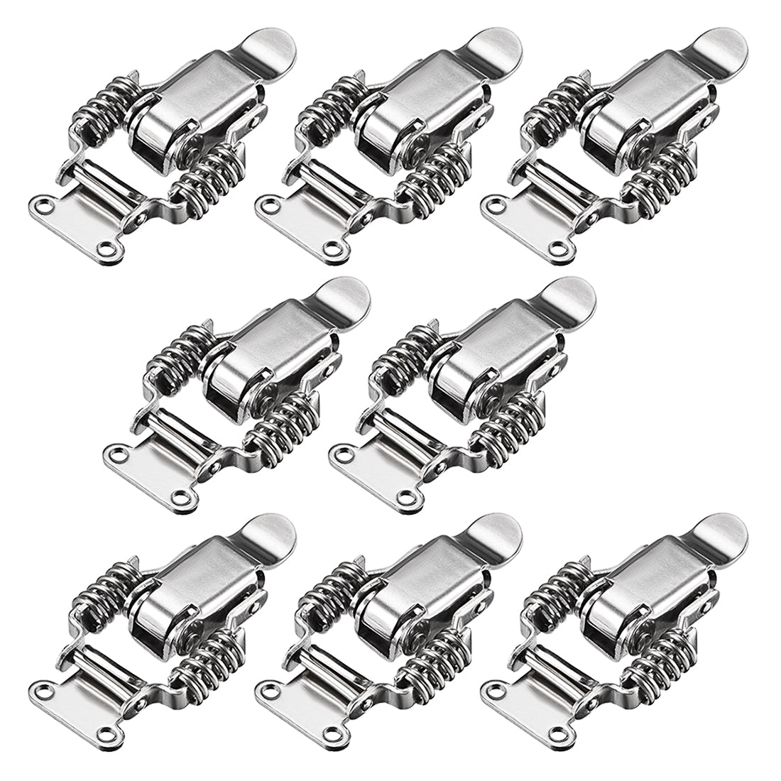 uxcell Uxcell 8pcs 304 Stainless Steel Spring Loaded Toggle Latch Catch Clamp 68mm
