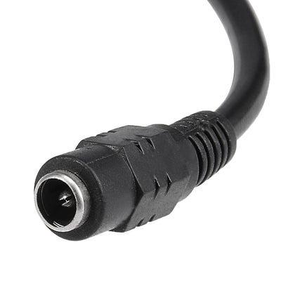 Harfington Uxcell DC Power Splitter Cable 1 Female to 4 Male Connectors 37cm for CCTV Security Camera 2.1mmx5.5mm Black
