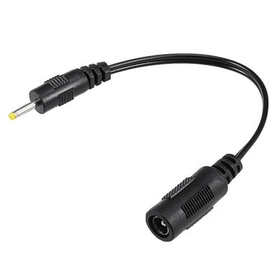 Harfington Uxcell 17cm Plastic 2.5x0.7mm Male to 5.5x2.1mm Female DC Power Extension Cable Connector for CCTV Security Camera