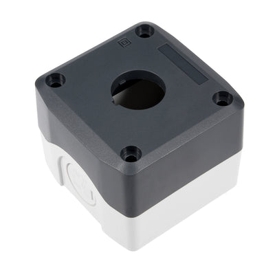 Harfington Uxcell Push Button Switch Control Station Box 22mm 1 Button Hole Waterproof 68 x 68 x 54mm