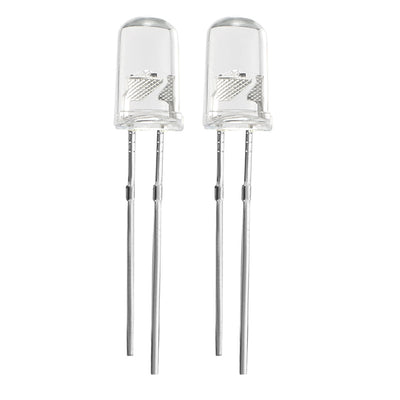 uxcell Uxcell 100pcs 5mm Multicolor Fast Flashing Dynamics LED Diode Lights Bright Lighting Bulb Lamps Electronics Components Filcker Light Emitting Diodes 3-3.2V