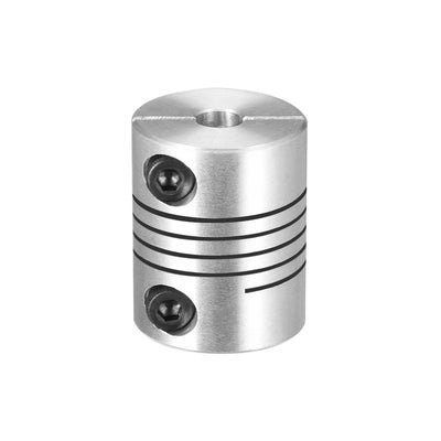 Harfington Uxcell Motor Shaft 5mm to 5mm Helical Beam Coupler Coupling 20mm Dia 25mm Length