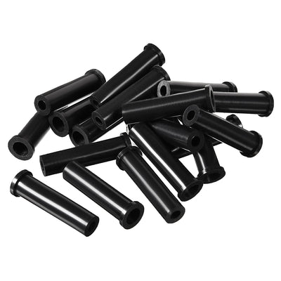 Harfington Uxcell 20pcs 9-5.5mm PVC Strain Relief Cord Boot Protector Cable Sleeve Hose 50mm for Aviation Power Tool