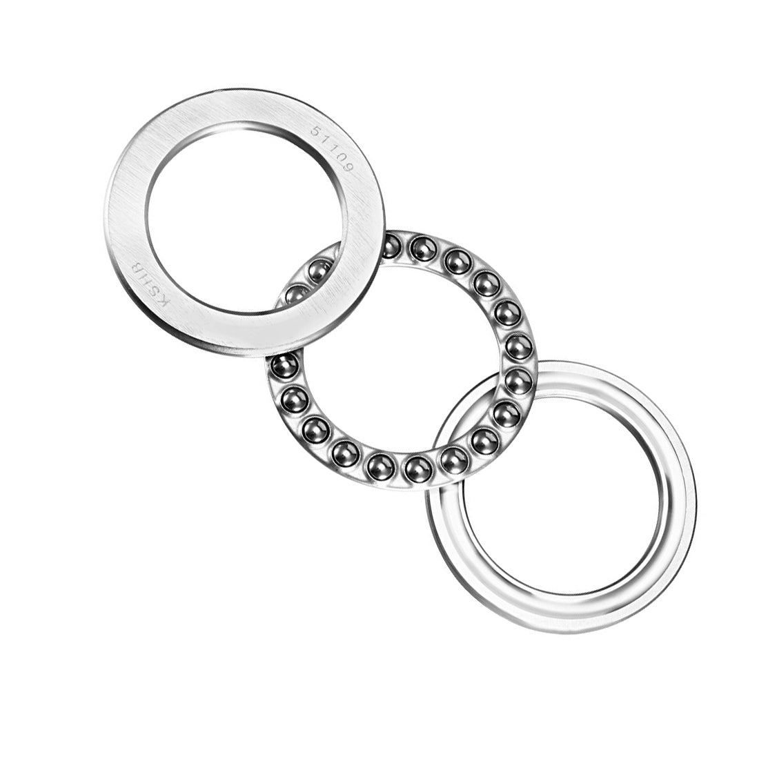 uxcell Uxcell 51109 Single Direction Thrust Ball Bearings 45mm x 65mm x 14mm Chrome Steel