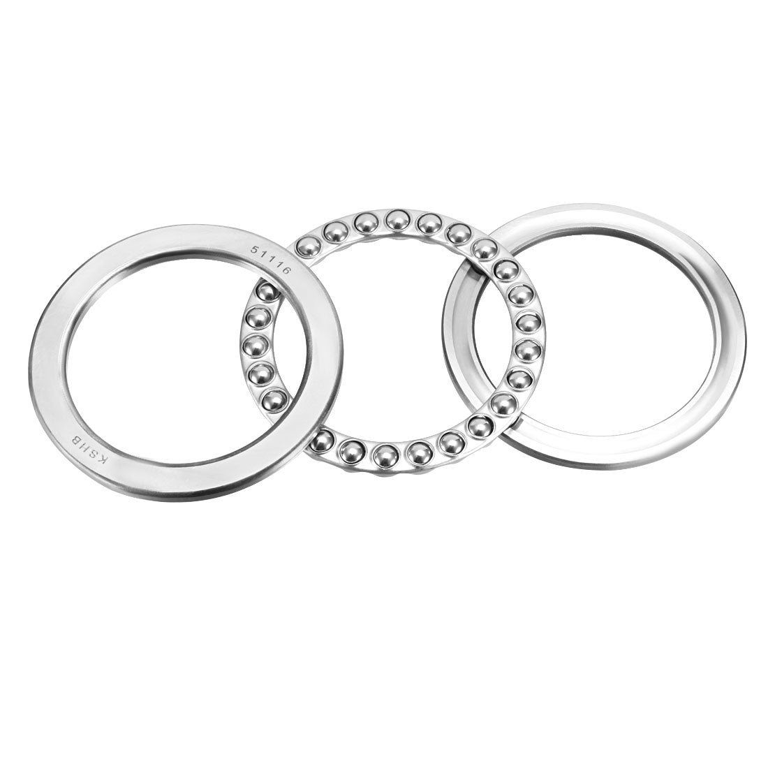 Uxcell 51116 Single Direction Thrust Ball Bearings 80mm x 105mm x 19mm ...
