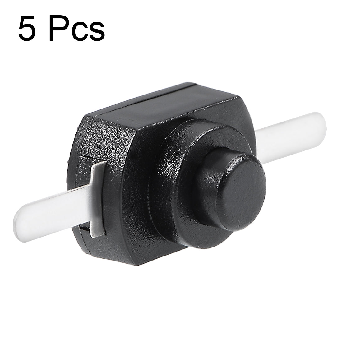 uxcell Uxcell 5 Pcs 2 Terminal PCB Latching Tactile Tact Push Button Switch for Torch