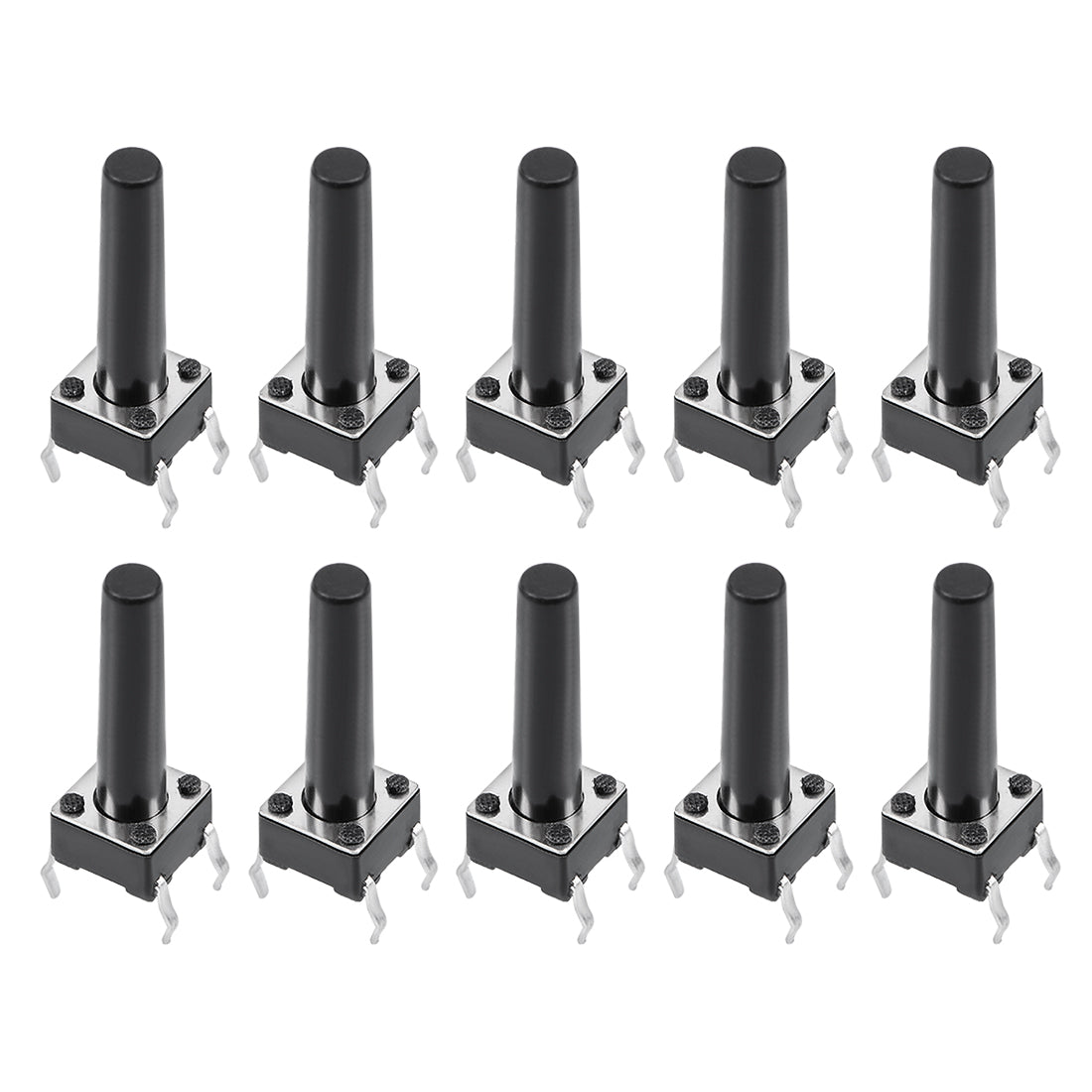 uxcell Uxcell 6x6x18mm Panel Mini/Micro/Small PCB Momentary Tactile Tact Push Button Switch DIP 10PCS