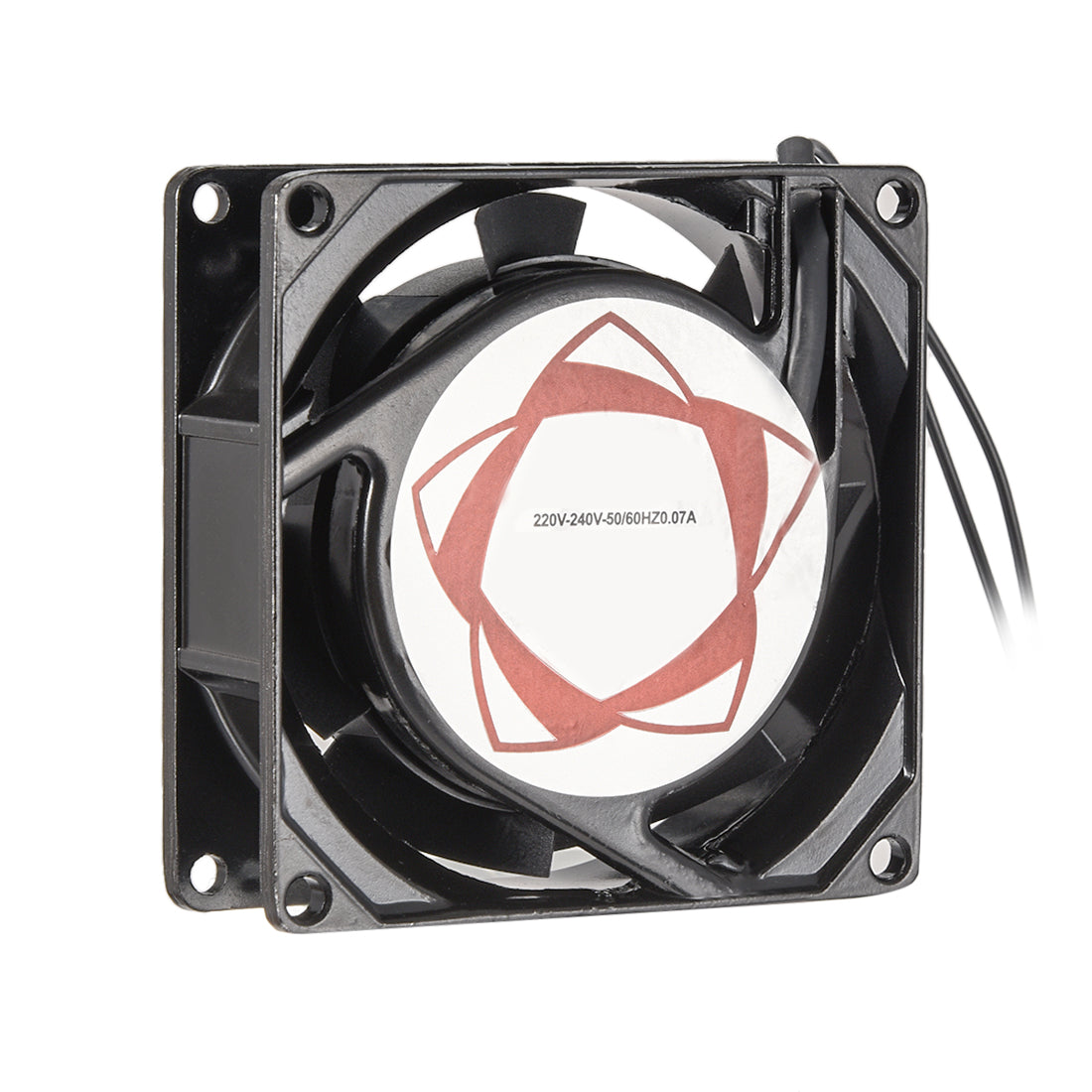 uxcell Uxcell Cooling Fan 80mm x 80mm x 25mm SF8025AT AC 220V-240V 0.07A Dual Ball Bearings