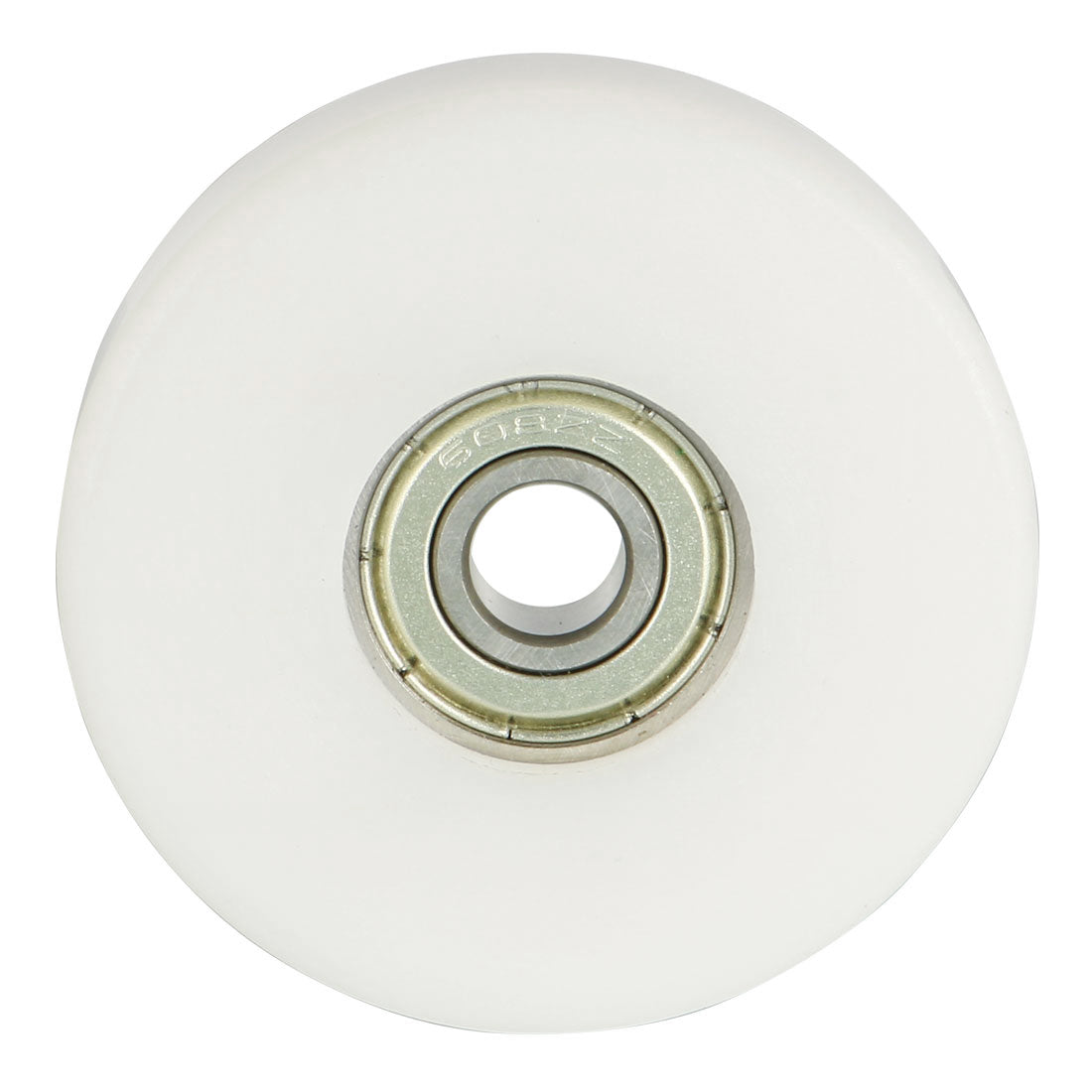 uxcell Uxcell 8x50x12mm Roller Idler Bearing Pulley Sliding Conveyor Wheel White
