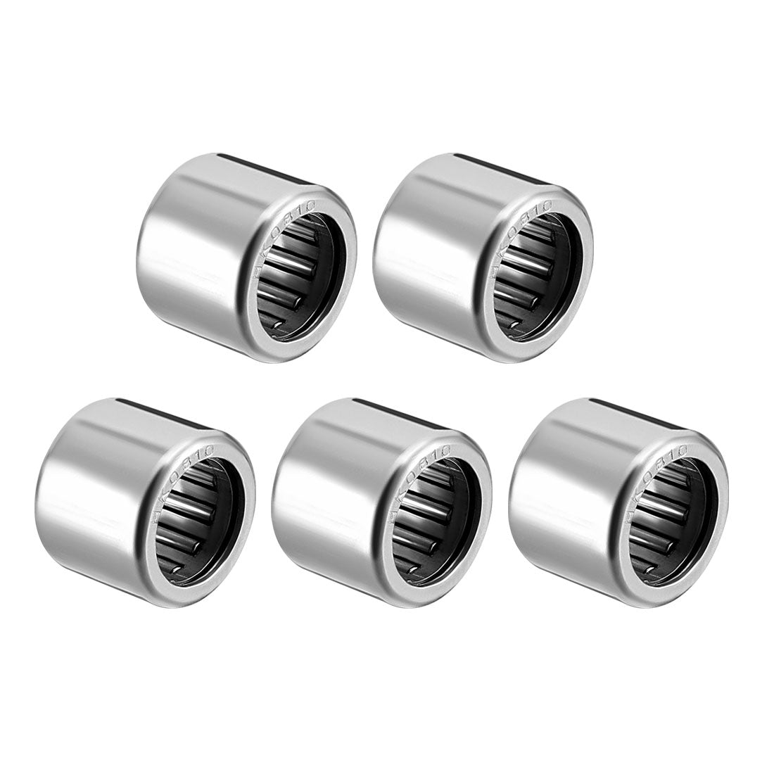 uxcell Uxcell HK Series Needle Roller Bearings, Stamping Steel Drawn Cup Metric