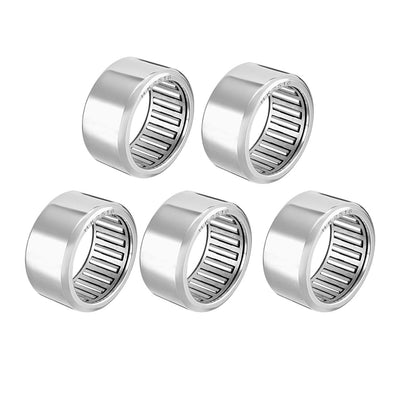 Harfington Uxcell Needle Roller Bearings, Open End Stamping Steel Drawn Cup, Metric