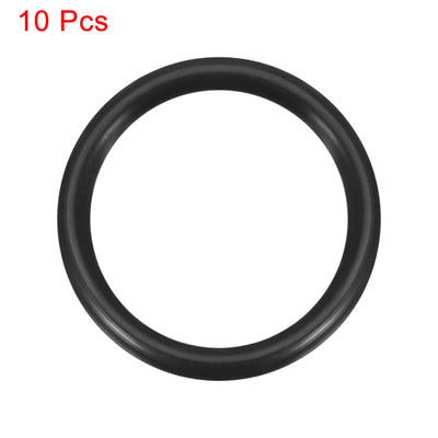 Harfington Uxcell O-Rings Nitrile Rubber 19mm x 24.3mm x 2.65mm Seal Rings Sealing Gasket 10pcs