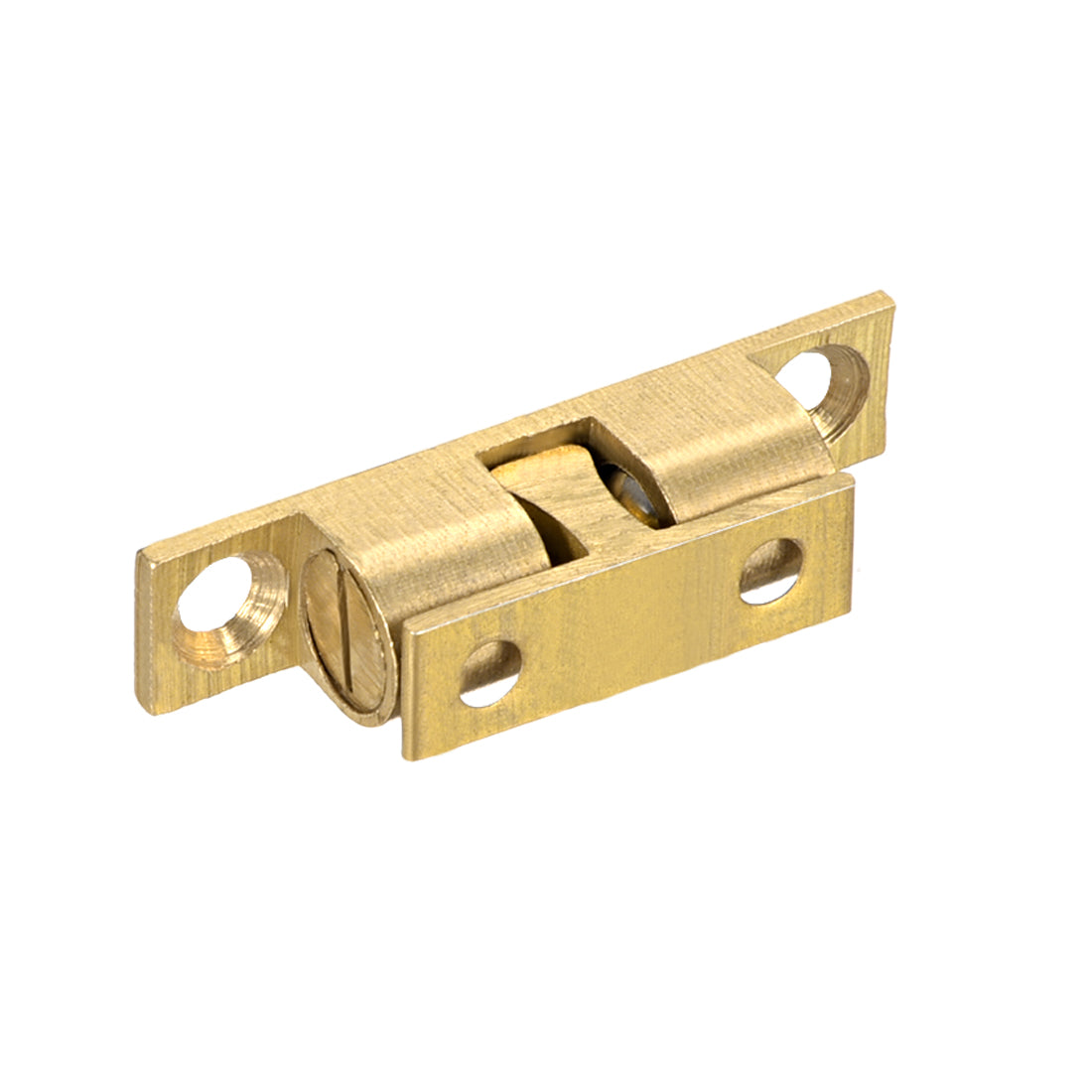 uxcell Uxcell Cabinet Door Closet Brass Double Ball Catch Tension Latch 35mm Length Gold Tone