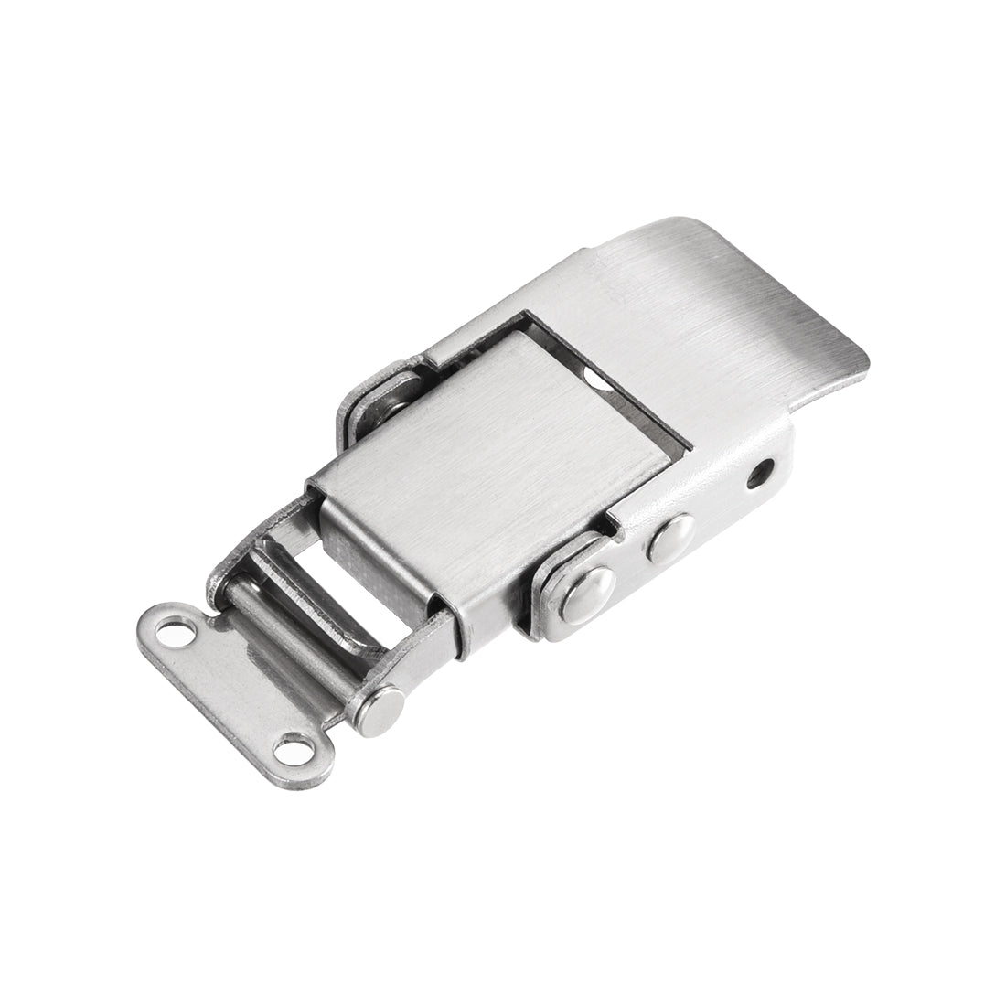 uxcell Uxcell 1 pcs Iron Spring Loaded Toggle Case Box Chest Trunk Latch Catches Hasps Clamps, 70mm Overall Length