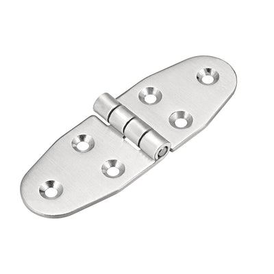 Harfington Uxcell T-Strap Heavy Shed Hinge Gate Door Hinges 304 Stainless Steel, 120mm Overall Length