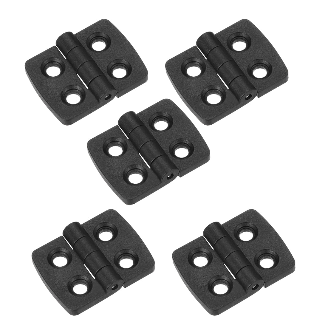uxcell Uxcell 5pcs Cabinet Gate Closet Door 40mm Length ABS Nylon Hinge