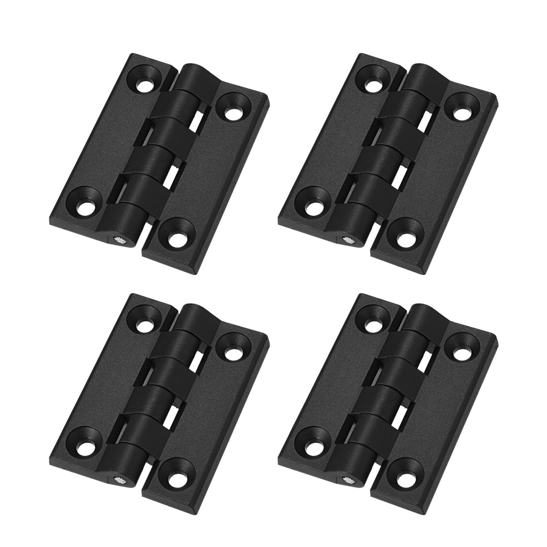 uxcell Uxcell 4pcs Cabinet Gate Closet Door 102mm Length ABS Nylon Hinge