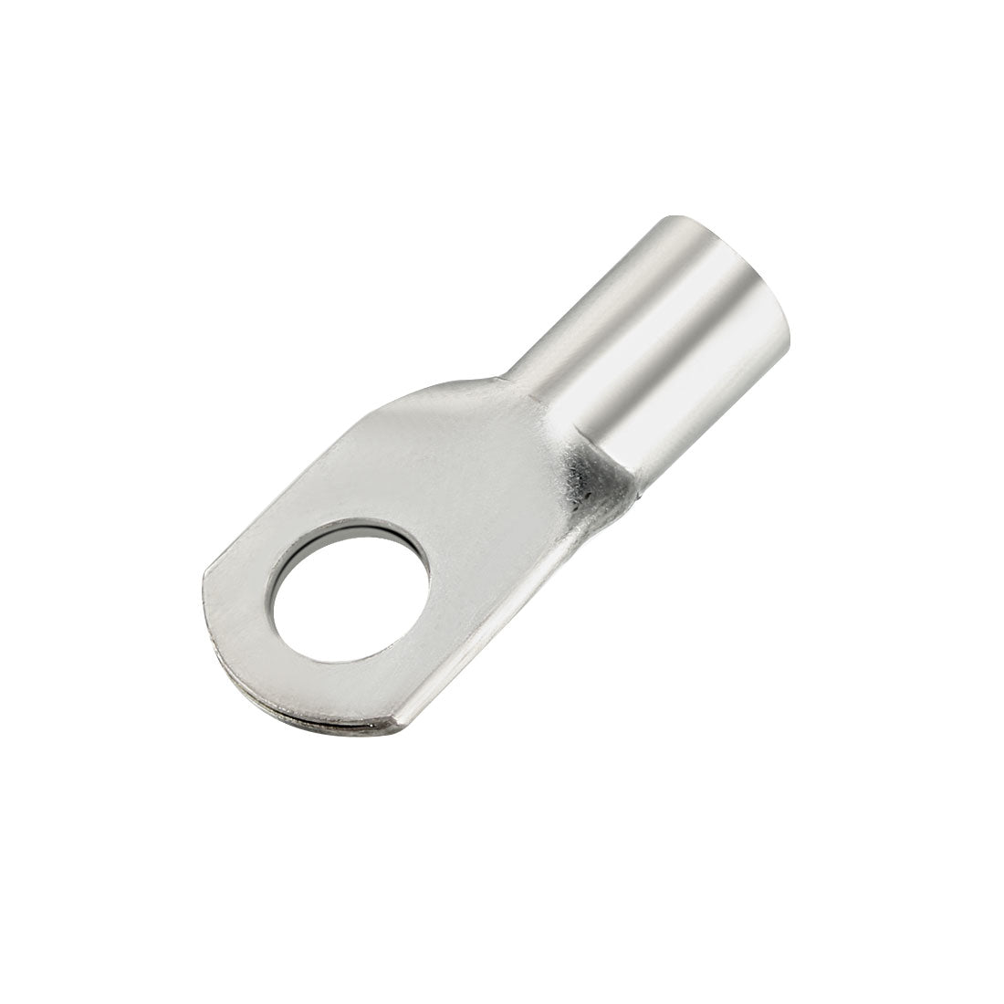 uxcell Uxcell 5Pcs SC50-10 Non-Insulated U-Type Copper Crimp Terminals 10mm Wire Connector Silver Tone