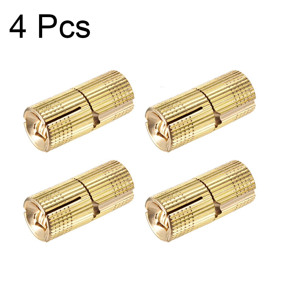 uxcell Uxcell Cylindrical 14mm Invisible Furniture Hinge Concealed Hinge 180 degree Opening Angle 4pcs