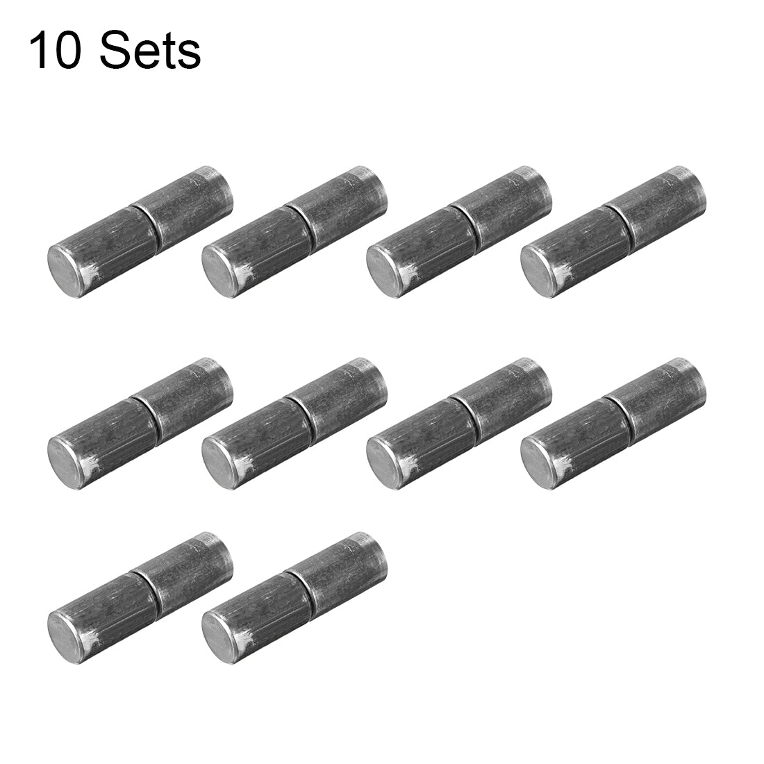 uxcell Uxcell Home Gate Door Window Part Male to Female Steel Hinge Pin 53mmx15mm 10 Sets