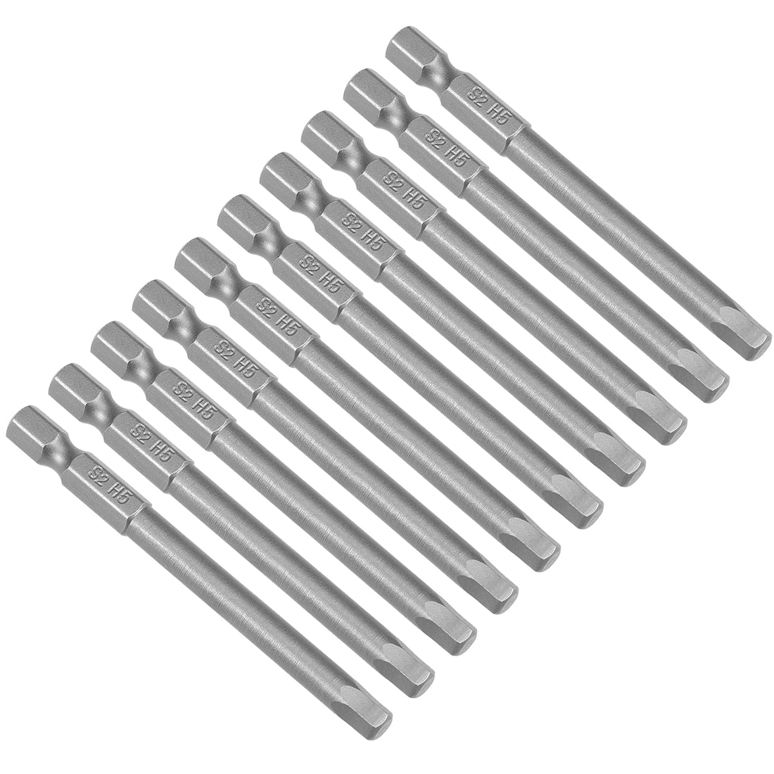 uxcell Uxcell Magnetic Hex Head Screwdriver Bits, Hex Shank S2 Power Tools