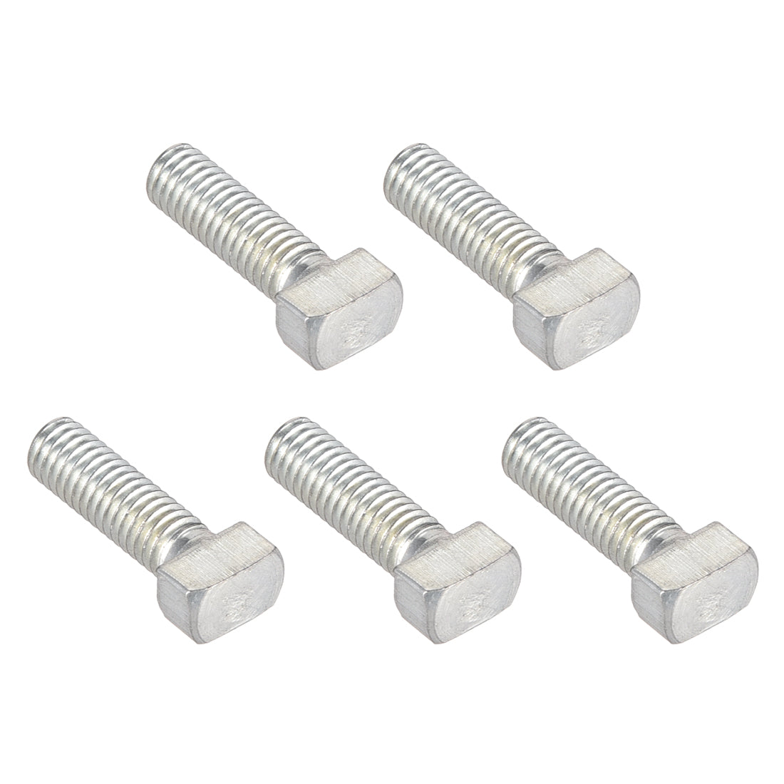 uxcell Uxcell M6 x 20mm T-Slot Drop-In Stud Screw Bolt Carbon Steel ISO 30 Series 5pcs