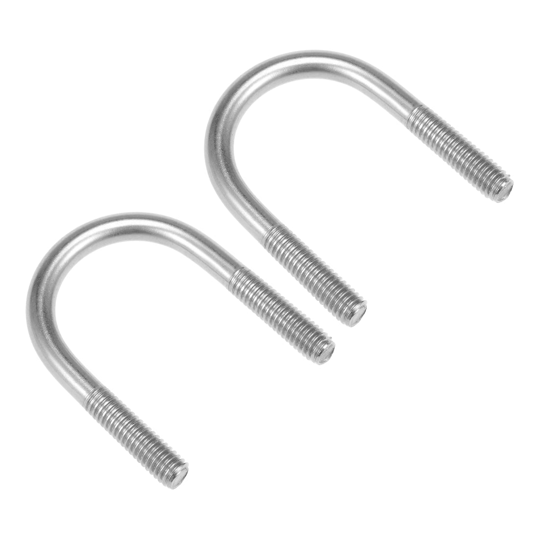 uxcell Uxcell U-Bolts 36mm Inner Width 304 Stainless Steel M8 U-Bolt for 33mm Pipe Dia 2pcs