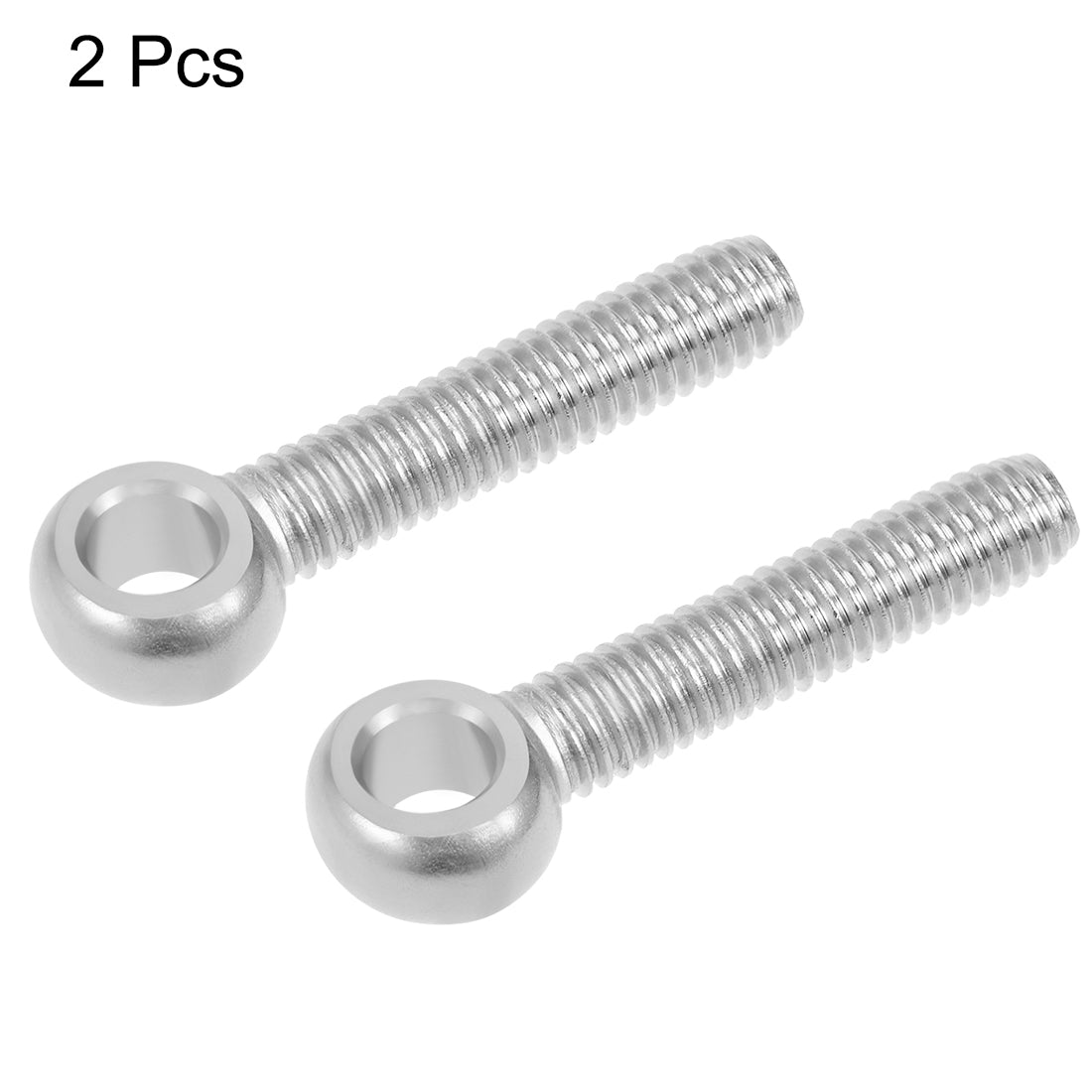 uxcell Uxcell M6 x 30mm Machinery Shoulder Swing Lifting Eye Bolt 304 Stainless Steel Metric Thread 2pcs
