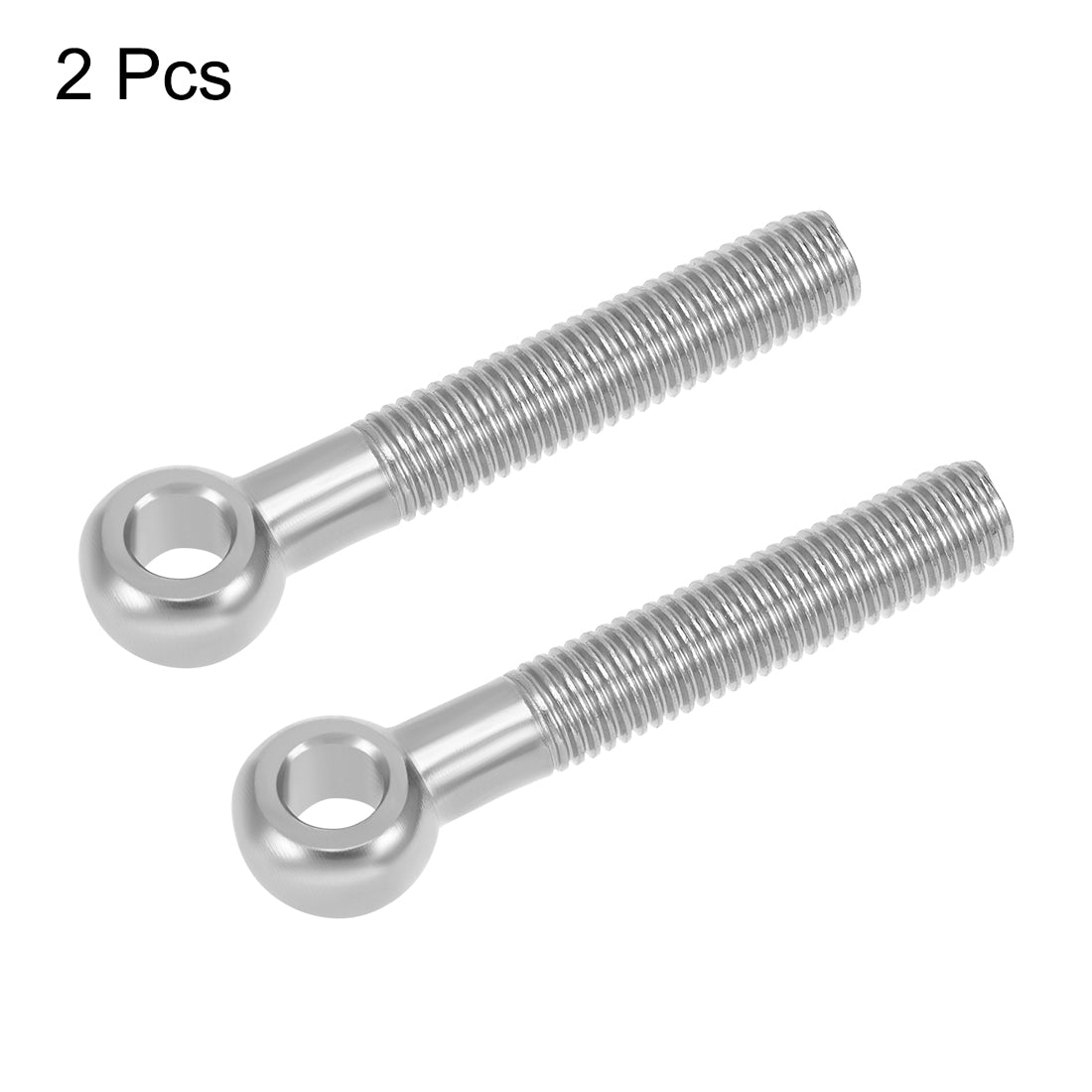 uxcell Uxcell M14 x 85mm Machinery Shoulder Swing Lifting Eye Bolt 304 Stainless Steel Metric Thread 2pcs