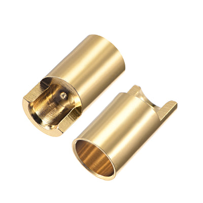 Harfington Uxcell 6.5mm Bullet Connector Gold Plated Banana Plugs Female 2pcs