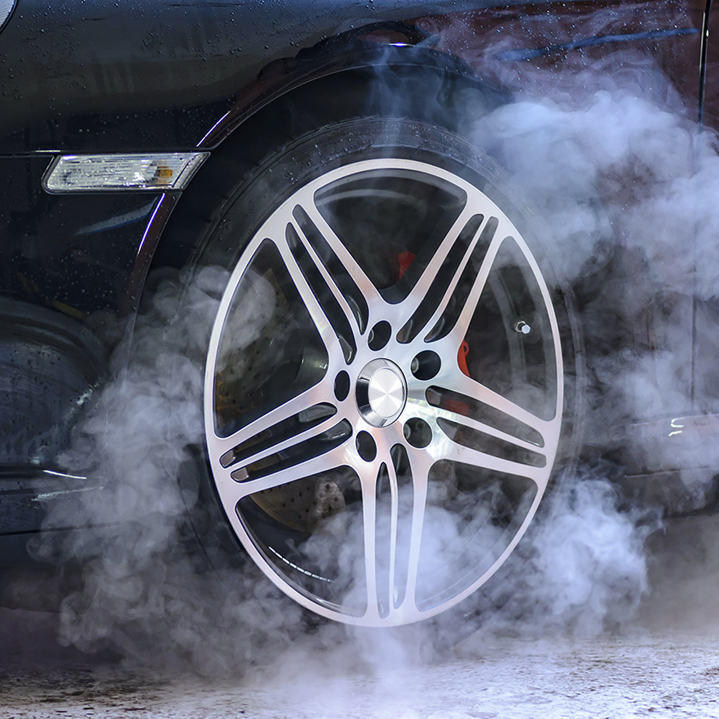 Uxcell 4 Pcs 60mm Dia 4 Clips Car Wheel Tyre Center Hub Caps Covers ...