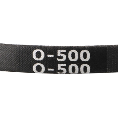 Harfington Uxcell O-500 V-Belts 500mm Inner Girth Rubber Machine Transmission Drive Belt